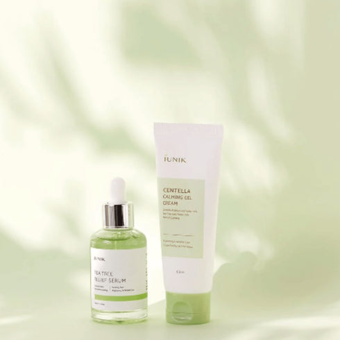 Set Centella: Ser arbore de ceai si crema cu centella - WowSkin Romania